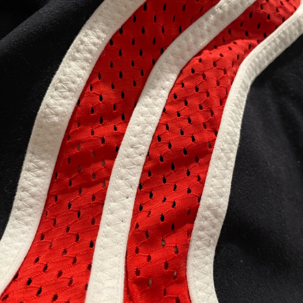Margarita Black and Red Flare Leg Yoga Pants Size 2
